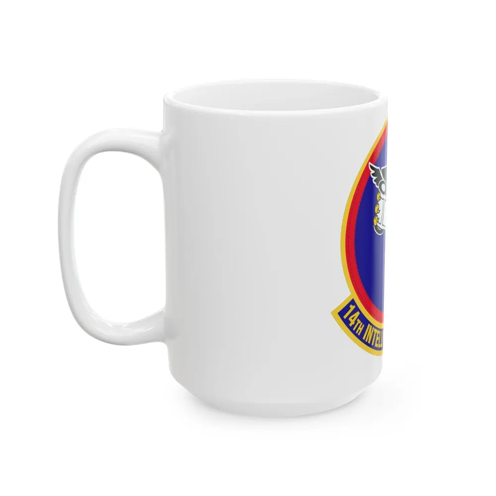 14 Intelligence Squadron AFRC (U.S. Air Force) White Coffee Mug-Go Mug Yourself