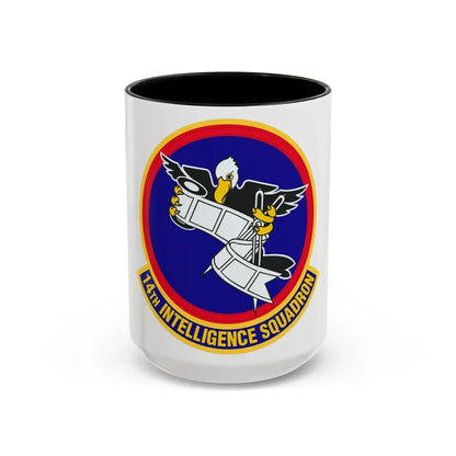 14 Intelligence Squadron AFRC (U.S. Air Force) Accent Coffee Mug 15oz Black - Go Mug Yourself