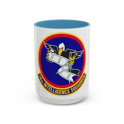 14 Intelligence Squadron AFRC (U.S. Air Force) Accent Coffee Mug 15oz Light Blue - Go Mug Yourself