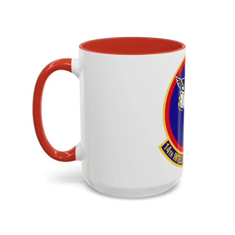 14 Intelligence Squadron AFRC (U.S. Air Force) Accent Coffee Mug - Go Mug Yourself
