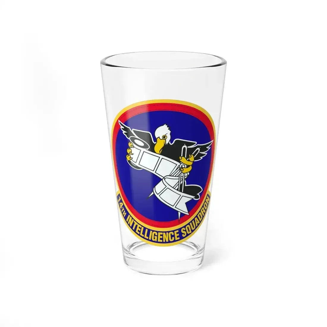 14 Intelligence Squadron AFRC (U.S. Air Force) Pint Glass 16oz - Go Mug Yourself