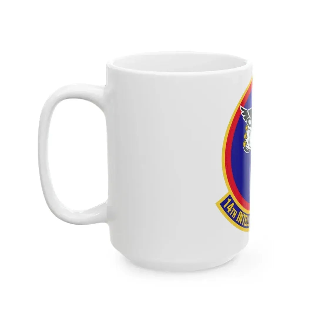 14 Intelligence Squadron AFRC (U.S. Air Force) White Coffee Mug - Go Mug Yourself