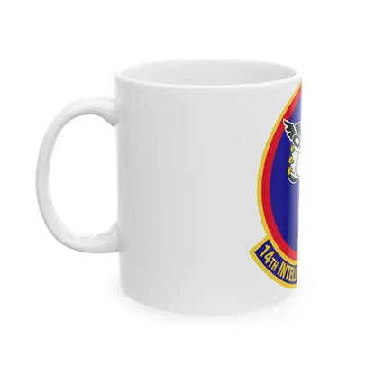14 Intelligence Squadron AFRC (U.S. Air Force) White Coffee Mug - Go Mug Yourself