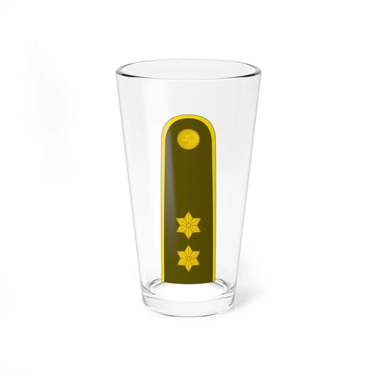 14 Lithuania Army 1LT (Lithuania) (Military Rank) Pint Glass 16oz 16oz - Go Mug Yourself