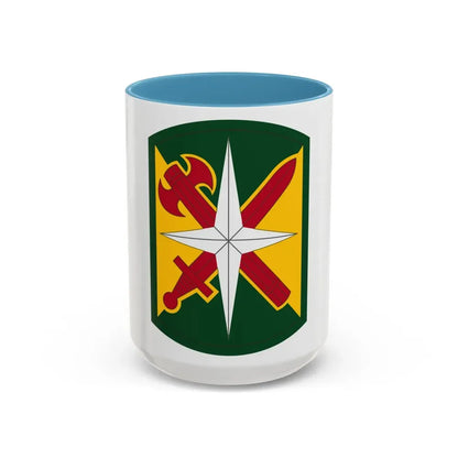 14 Military Police Brigade (U.S. Army) Accent Coffee Mug 15oz Light Blue - Go Mug Yourself