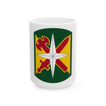 14 Military Police Brigade (U.S. Army) White Coffee Mug 15oz - Go Mug Yourself