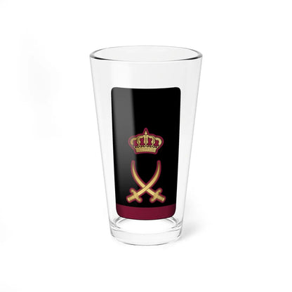 14. QENF MG (Qatar) (Military Rank) Pint Glass 16oz 16oz - Go Mug Yourself