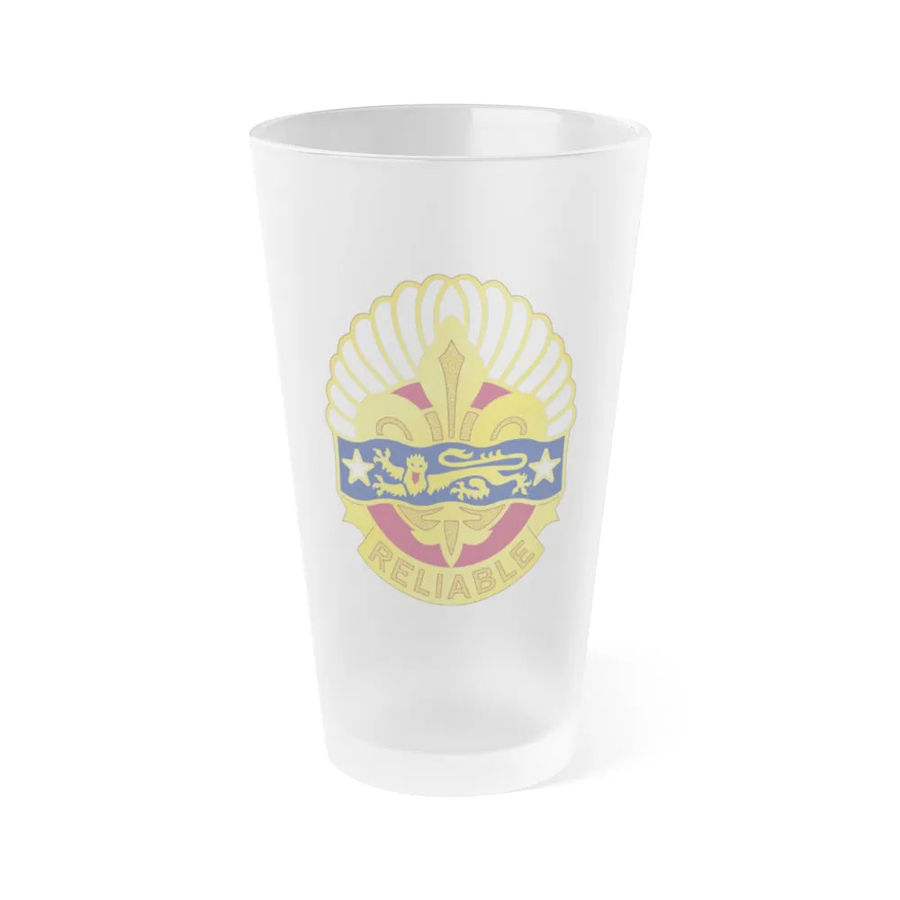 14 Transportation Battalion (U.S. Army) Frosted Pint Glass 16oz-Go Mug Yourself