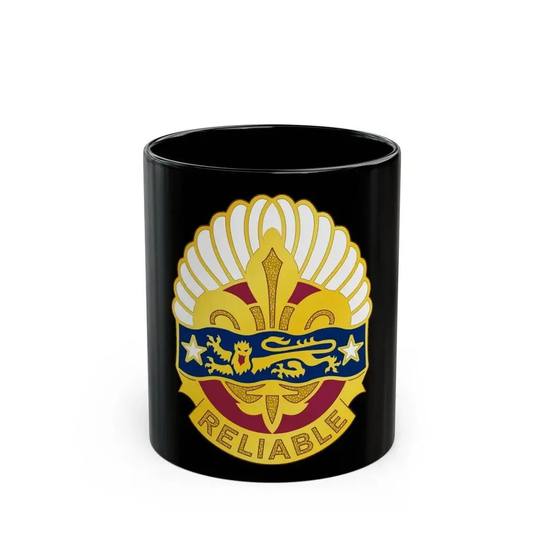 14 Transportation Battalion (U.S. Army) Black Coffee Mug 11oz - Go Mug Yourself