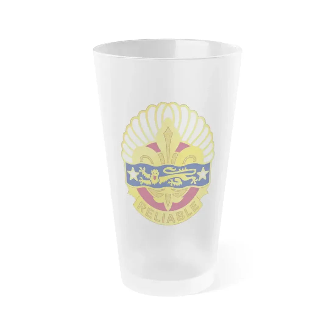 14 Transportation Battalion (U.S. Army) Frosted Pint Glass 16oz Default Title - Go Mug Yourself