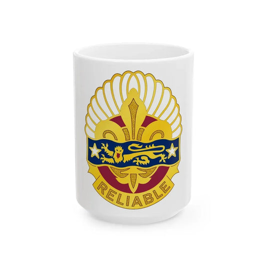 14 Transportation Battalion (U.S. Army) White Coffee Mug 15oz - Go Mug Yourself