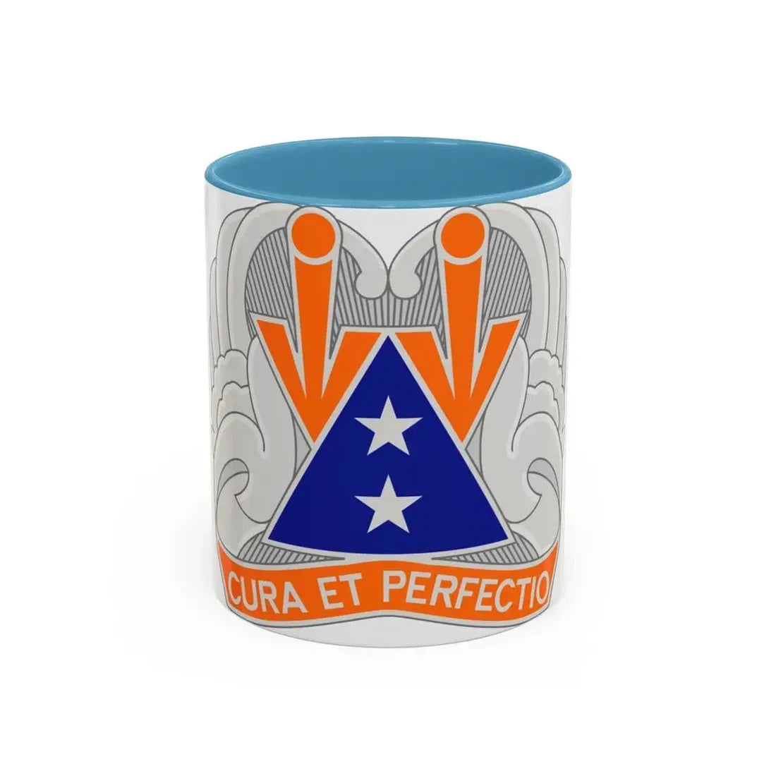 140 Aviation Regiment (U.S. Army) Accent Coffee Mug 11oz Light Blue - Go Mug Yourself