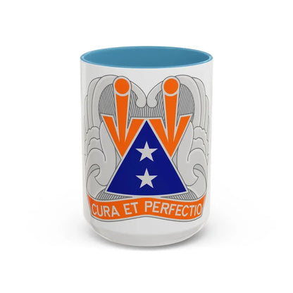 140 Aviation Regiment (U.S. Army) Accent Coffee Mug 15oz Light Blue - Go Mug Yourself