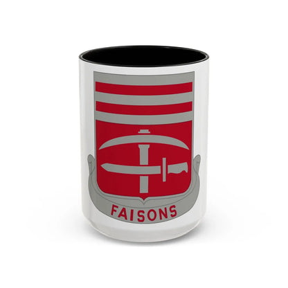140 Engineer Battalion (U.S. Army) Accent Coffee Mug-15oz-Black-Go Mug Yourself