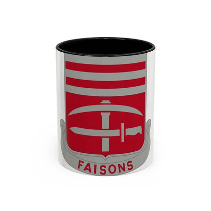 140 Engineer Battalion (U.S. Army) Accent Coffee Mug 11oz Black - Go Mug Yourself