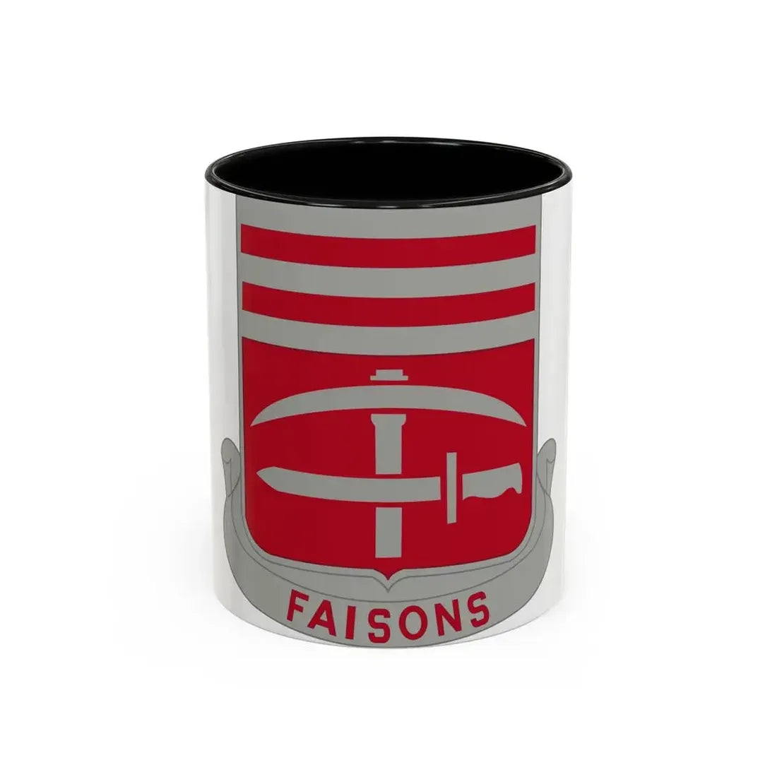 140 Engineer Battalion (U.S. Army) Accent Coffee Mug 11oz Black - Go Mug Yourself