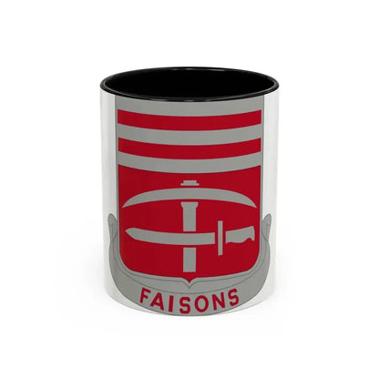 140 Engineer Battalion (U.S. Army) Accent Coffee Mug 11oz Black - Go Mug Yourself