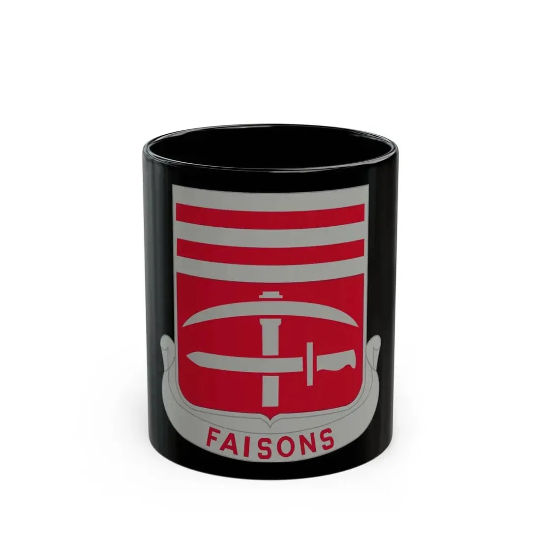 140 Engineer Battalion (U.S. Army) Black Coffee Mug 11oz - Go Mug Yourself
