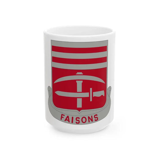 140 Engineer Battalion (U.S. Army) White Coffee Mug 15oz - Go Mug Yourself