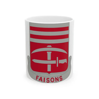 140 Engineer Battalion (U.S. Army) White Coffee Mug - Go Mug Yourself