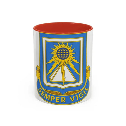 140 Military Intelligence Battalion (U.S. Army) Accent Coffee Mug 11oz Red - Go Mug Yourself
