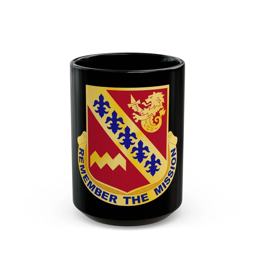 140 Signal Battalion (U.S. Army) Black Coffee Mug-15oz-Go Mug Yourself