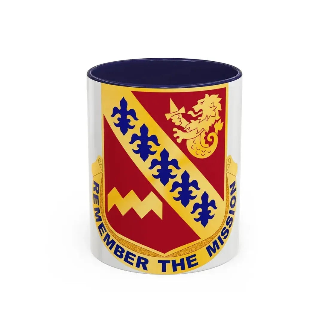 140 Signal Battalion (U.S. Army) Accent Coffee Mug 11oz Navy - Go Mug Yourself