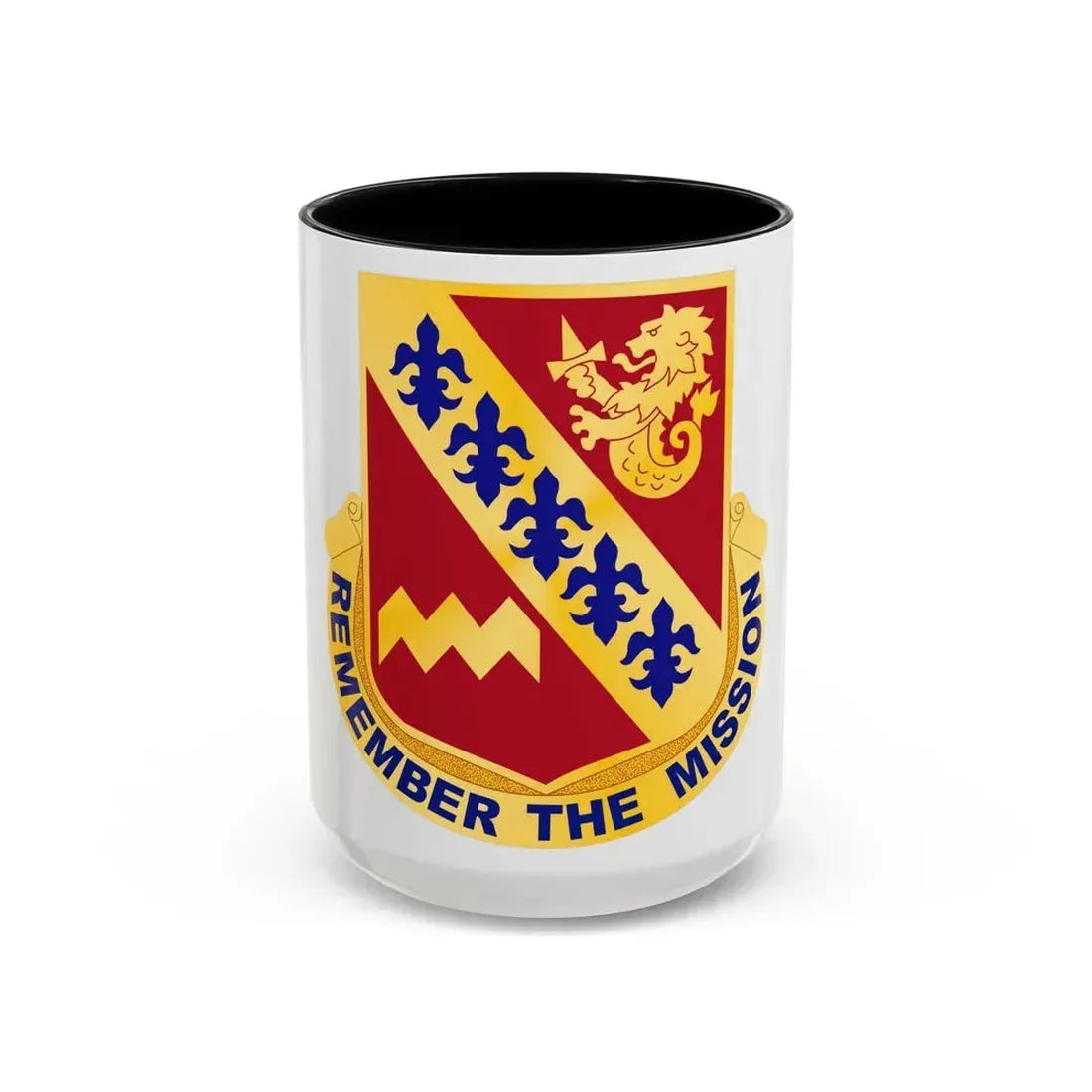 140 Signal Battalion (U.S. Army) Accent Coffee Mug 15oz Black - Go Mug Yourself