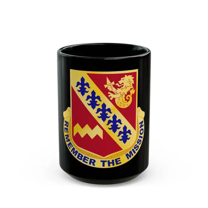140 Signal Battalion (U.S. Army) Black Coffee Mug 15oz - Go Mug Yourself