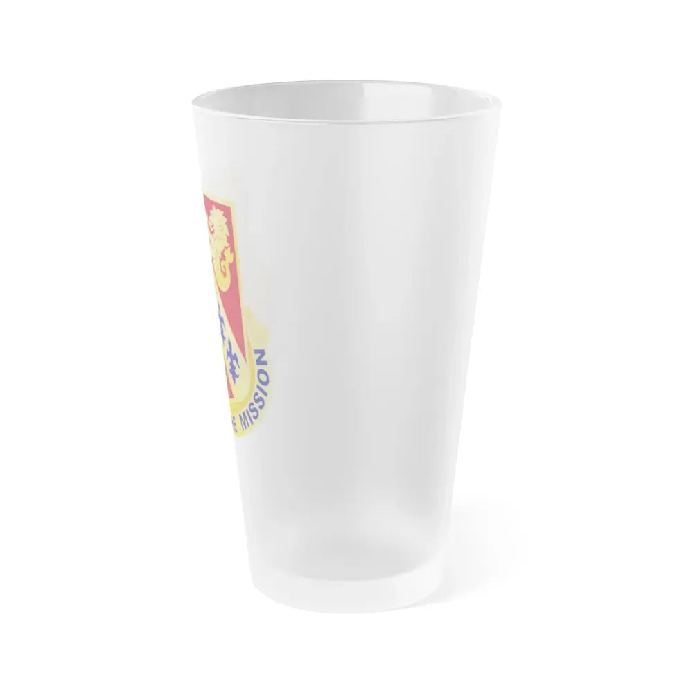 140 Signal Battalion (U.S. Army) Frosted Pint Glass 16oz - Go Mug Yourself