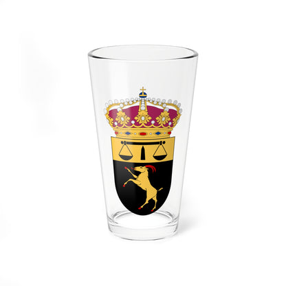 Hälsinglands tingsrätt vapen (Sweden) (Coat of Arms) Pint Glass 16oz