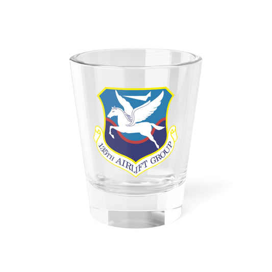 135th Airlift Group (U.S. Air Force) Shot Glass 1.5oz