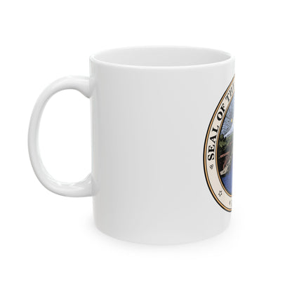 Seal of Tacoma WA - White Coffee Mug