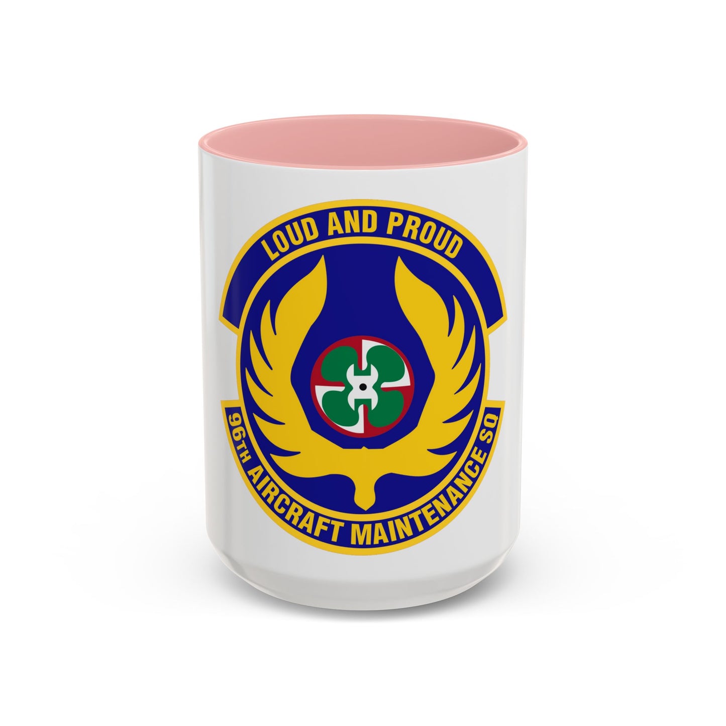 96th Aircraft Maintenance Squadron (U.S. Air Force) Accent Coffee Mug