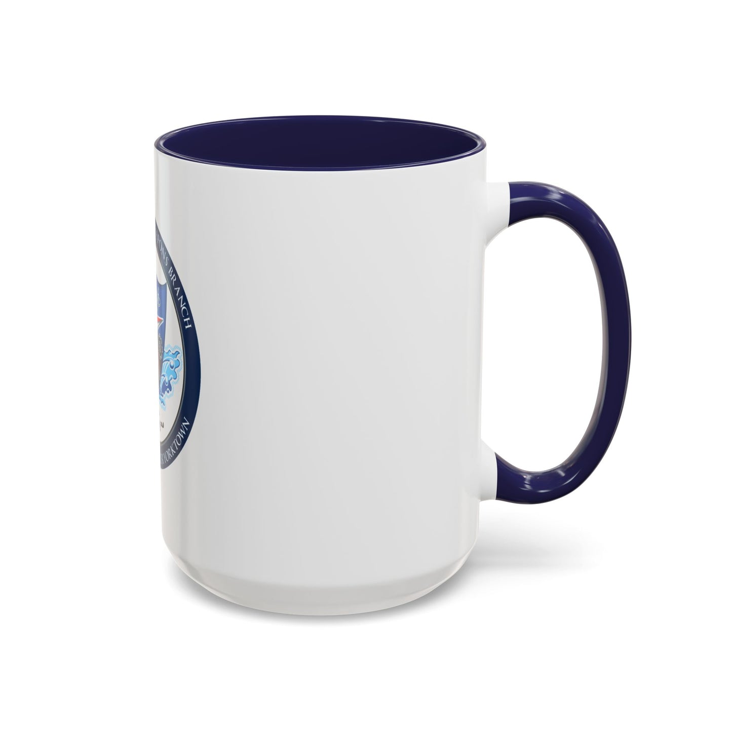 USCGC Training Yorktown (U.S. Coast Guard) Accent Coffee Mug