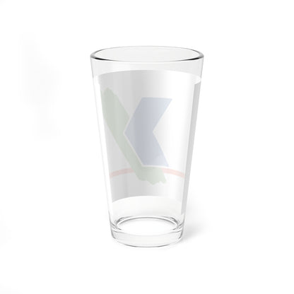 Flag of Yonne France - Pint Glass 16oz