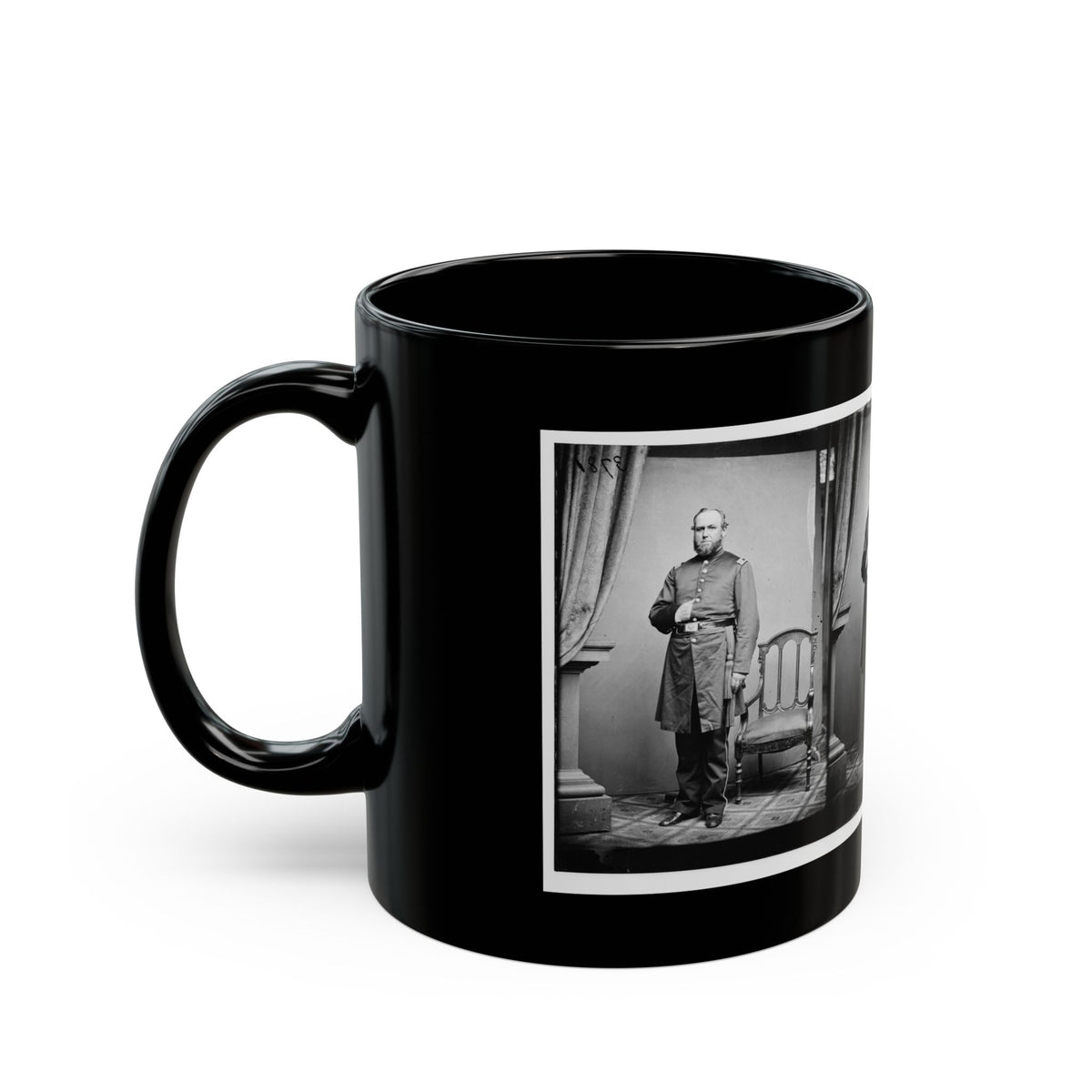 Untitled 001(2) (U.S. Civil War) Black Coffee Mug