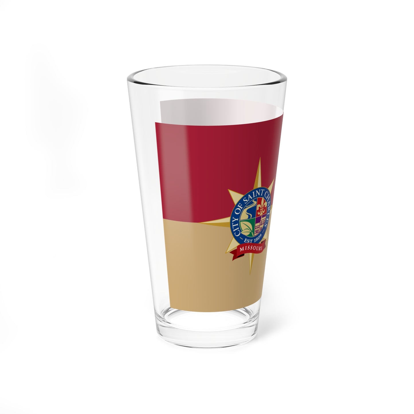 Flag of St. Charles Missouri (United States) Pint Glass 16oz