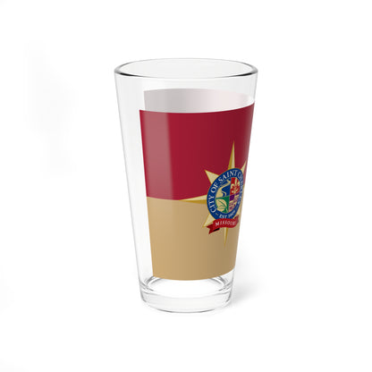 Flag of St. Charles Missouri (United States) Pint Glass 16oz