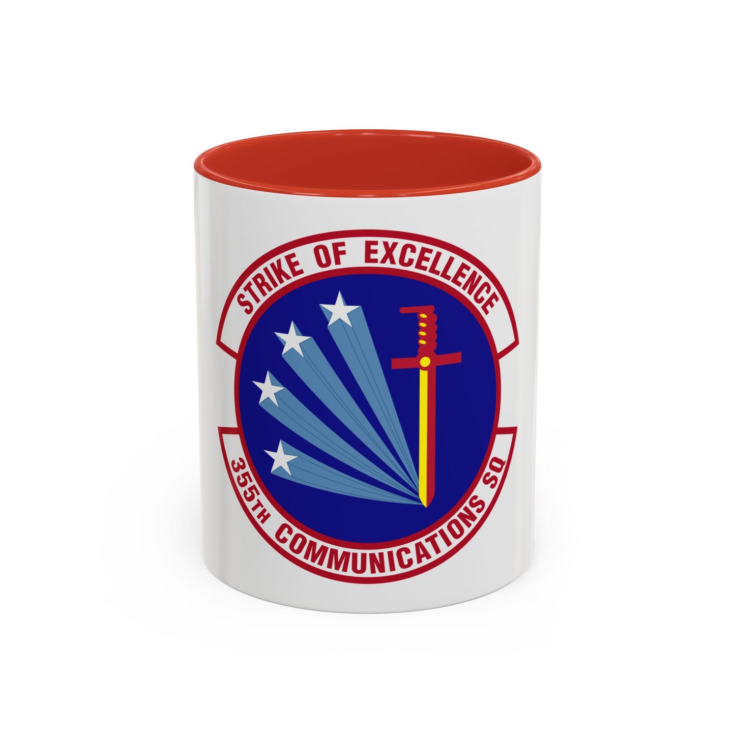 355 Communications Squadron ACC (U.S. Air Force) Accent Coffee Mug