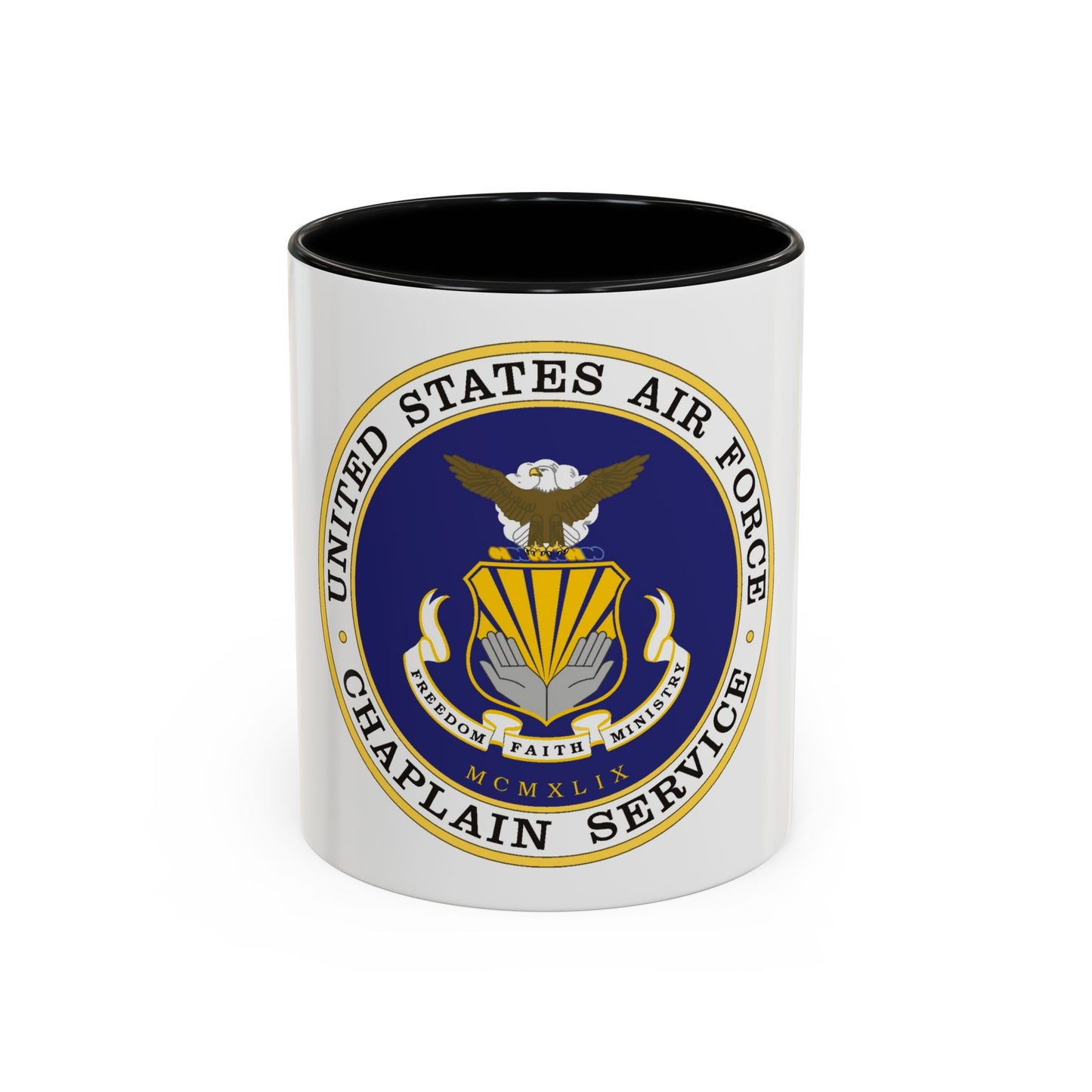 Air Force Chaplain Service (U.S. Air Force) Accent Coffee Mug