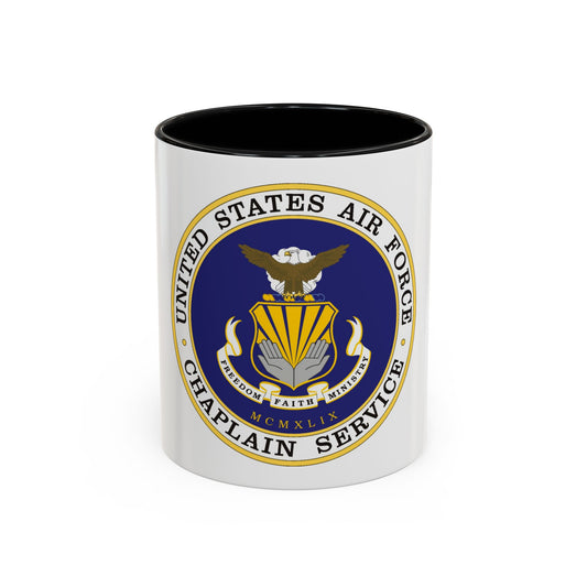 Air Force Chaplain Service (U.S. Air Force) Accent Coffee Mug