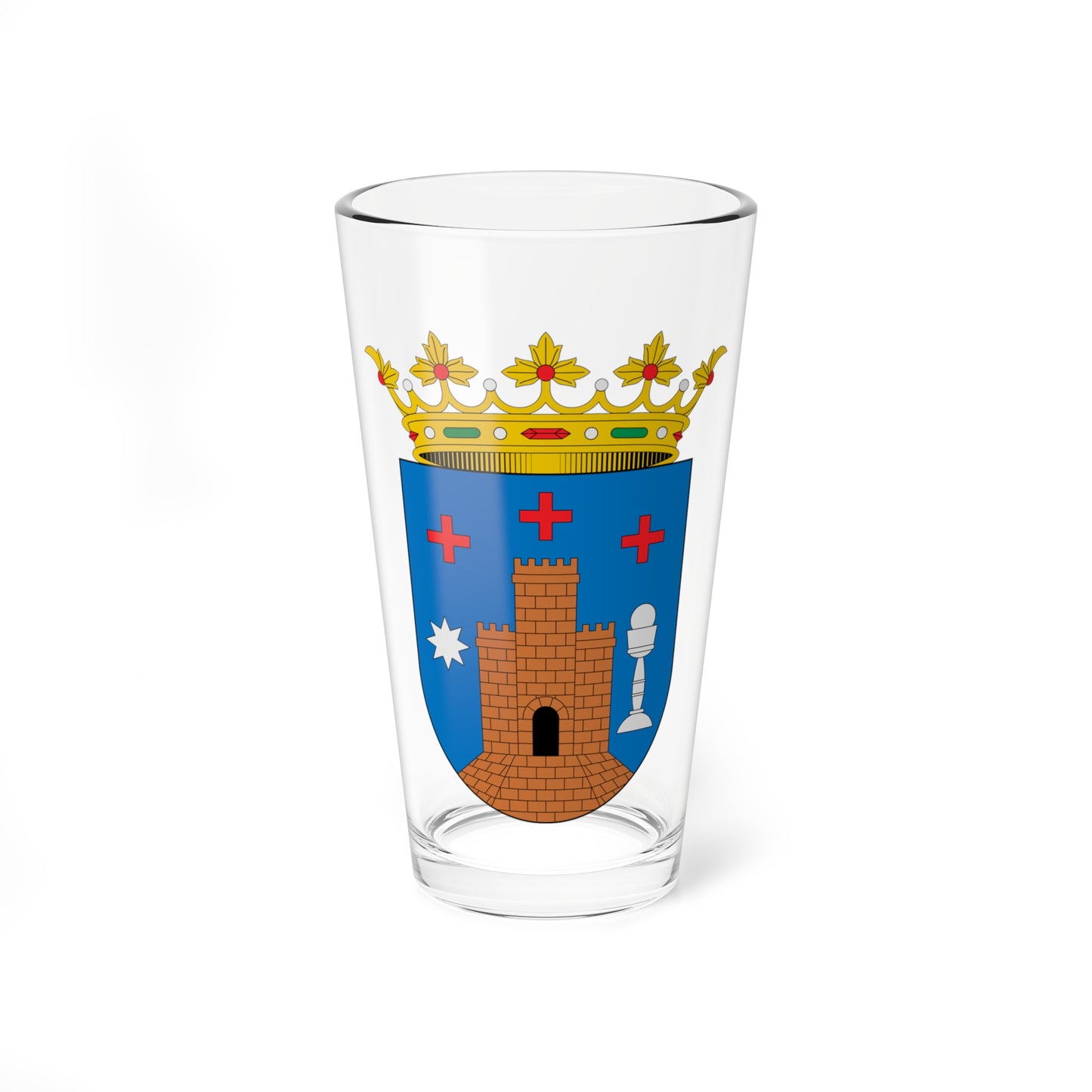 Escudo de Alcalá de Chivert Castellón (Spain) (Coat of Arms) Pint Glass 16oz