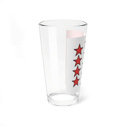 Flag of Canton of Valais (Switzerland) Pint Glass 16oz