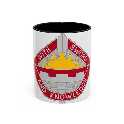 1401 Engineer Battalion (U.S. Army) Accent Coffee Mug 11oz Black - Go Mug Yourself