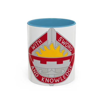 1401 Engineer Battalion (U.S. Army) Accent Coffee Mug 11oz Light Blue - Go Mug Yourself