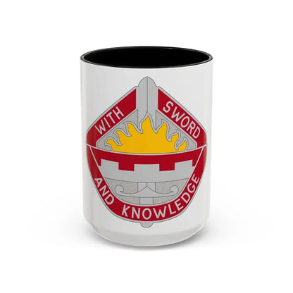 1401 Engineer Battalion (U.S. Army) Accent Coffee Mug 15oz Black - Go Mug Yourself