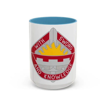 1401 Engineer Battalion (U.S. Army) Accent Coffee Mug 15oz Light Blue - Go Mug Yourself