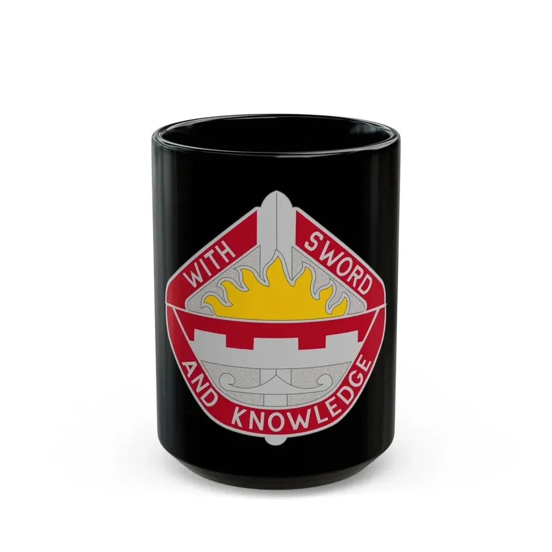 1401 Engineer Battalion (U.S. Army) Black Coffee Mug 15oz - Go Mug Yourself