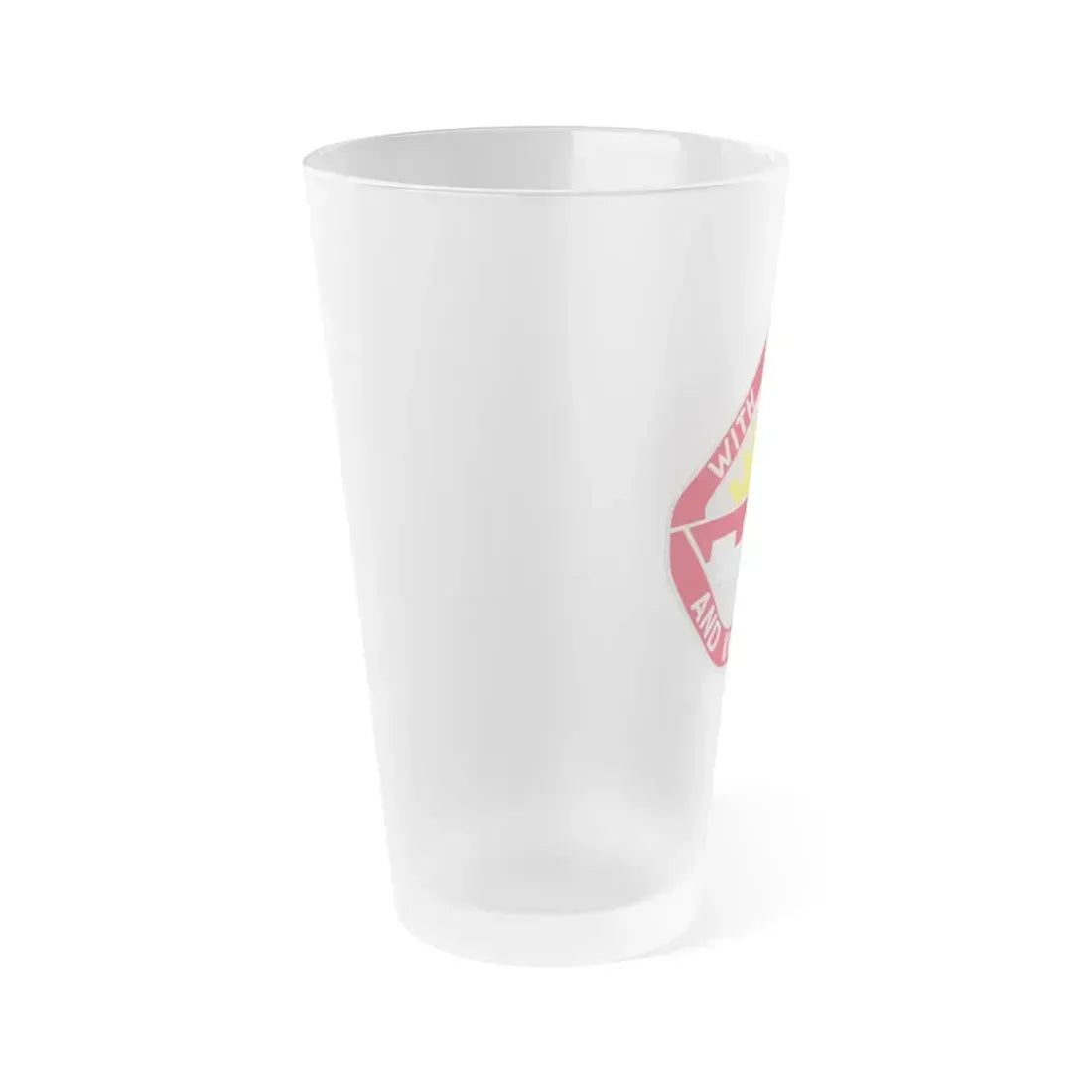 1401 Engineer Battalion (U.S. Army) Frosted Pint Glass 16oz - Go Mug Yourself